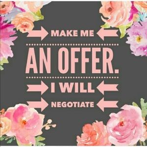 All offers welcome!!